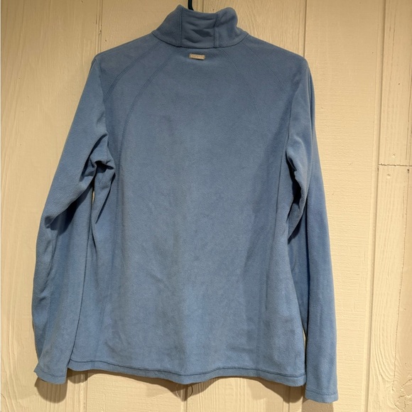 Columbia Women's Light Blue Fleece Pullover - Picture 9 of 10